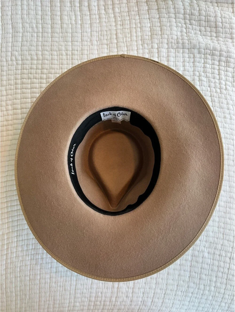 Lack of Color Zulu Rancher Hat 100% Australian Wool Size Small 55cm